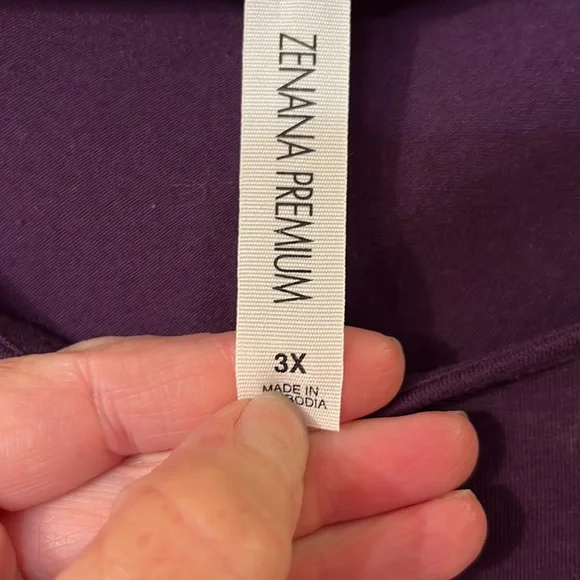 Zenana Outfitters Purple Long Sleeve Dress - Picture 3 of 4